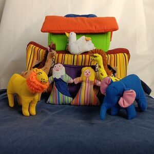 Noahs Ark Plush Toy Stuffed Animals ABC Resources Plush Religious Bible Story